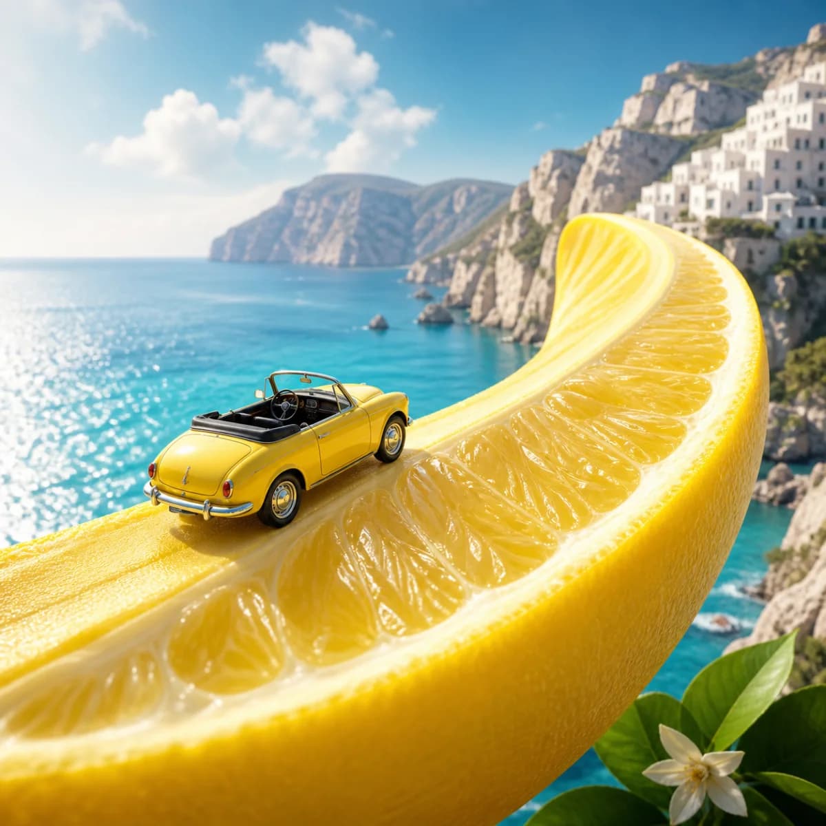Surreal Mediterranean lemon campaign